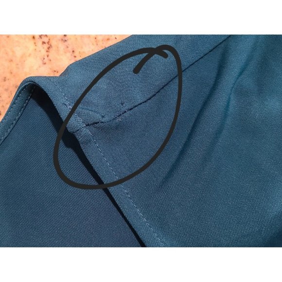 Susan Graver Artisan Size 1X Liquid Knit Tunic with Asymmetric Hem Embellished - Picture 9 of 16